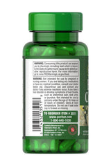 Puritan's Pride Black Cohosh 540 mg supplement bottle with capsules for menopausal health support.