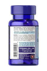 Puritan's Pride Complete B Vitamin B Complex supplement bottle with ingredient details and usage instructions.