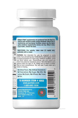 Puritan's Pride Diabetic Support Formula supplement bottle with dosage and ingredient information.