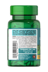 Puritan's Pride Ginkgo Biloba extract bottle, supports brain function and circulation, 120 mg capsules.