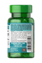 Puritan's Pride Ginkgo Biloba Extract 60 mg bottle with 120 tablets, highlighting quality and beneficial ingredients.