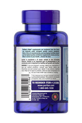 Puritan's Pride Inositol 1000 mg caplet bottle, promotes mental health, cognitive function, and heart health.