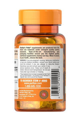 Puritan's Pride Lutein 20 mg with Zeaxanthin softgels bottle, supports eye health and contains antioxidants.