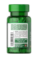 Puritan's Pride Magnesium with Zinc 100 tablets bottle, showcasing important mineral supplement for health.
