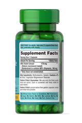 Puritan's Pride Milk Thistle 175 mg supplement bottle with dosage instructions and ingredient list.