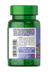 Puritan's Pride Oil Of Oregano 150 MG supplement bottle with green cap, containing 90 softgels for digestive health.