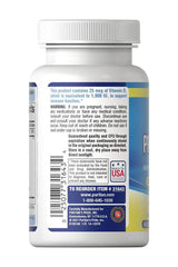 Puritan's Pride Probiotic 10 - 60 Veg Capsules bottle showing supplement details and warnings.