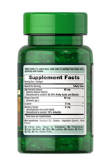 Puritan's Pride Prostene Prostate Support Formula 60 Softgels bottle with supplement facts label.