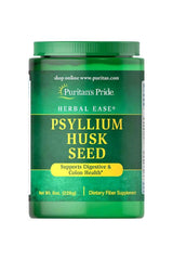 Puritan's Pride Psyllium Husk Seed 226g dietary fiber supplement for digestive and colon health.