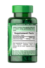 Puritan's Pride Sea Kelp 150 mcg supplement bottle, providing essential iodine from natural kelp.