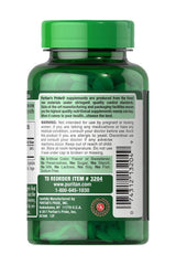 Puritan's Pride Selenium 200 mcg bottle, featuring absorbable antioxidants for immune support.