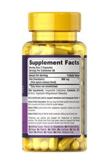 Puritan's Pride Vitex Chaste Tree supplement bottle with label and capsules, 400 mg, 100 capsules.