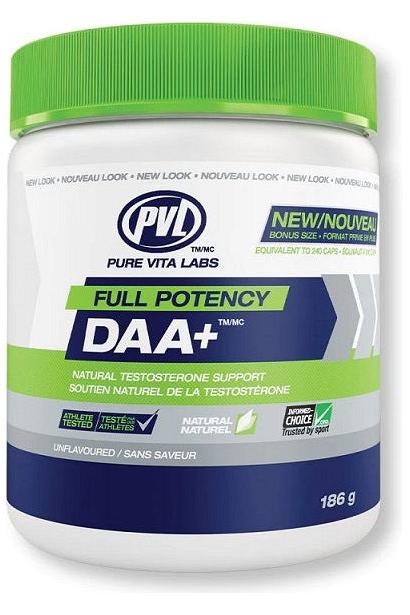 PVL Essentials - Full Potency DAA+, Unflavoured - 186g - Nutri.se