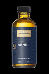 Quicksilver Liposomal Vitamin C 120 ml bottle for immune support and antioxidant benefits.