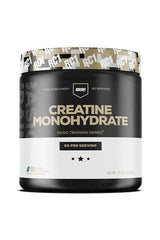 Redcon1 Creatine Monohydrate powder container, 60 servings, promotes muscle recovery and strength.
