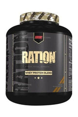 Redcon1 Ration Whey Protein blend container, promoting muscle recovery and growth.