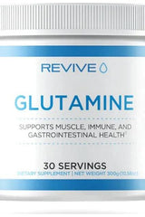Revive Glutamine dietary supplement for muscle, immune, and gastrointestinal health - 30 servings, 300g.
