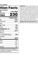 Nutrition facts label for Rule One- baR1 Protein Bar, detailing ingredients and nutritional information.