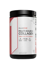 Rule One Multi-Source Collagen supplement container, 10.2g collagen complex, 4 sources, unflavored.