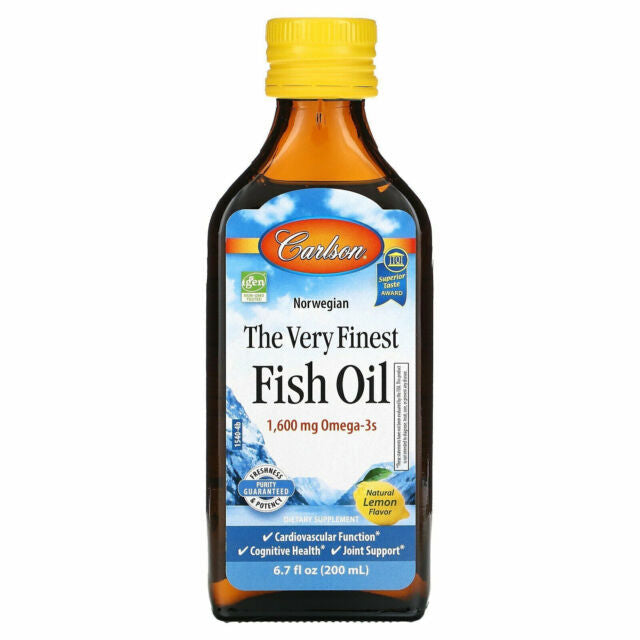 Carlson Labs The Very Finest Fish Oil Natural framsida