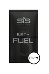 Science in Sport Beta Fuel Powder packet with 82g of optimized carbohydrate fuel for endurance athletes.