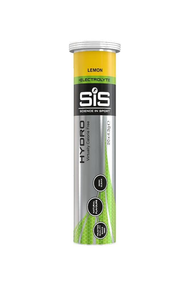 Science in Sport GO Hydro Tablet in Lemon flavor for optimal hydration and electrolyte balance.