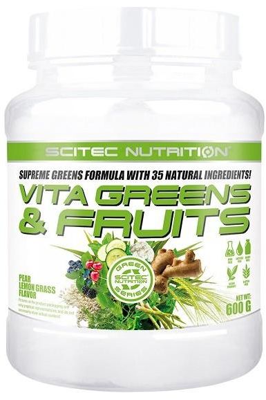Scitec Nutrition - Vita Greens & Fruit, Pear - Lemon Grass - 600 grams - Nutri.se