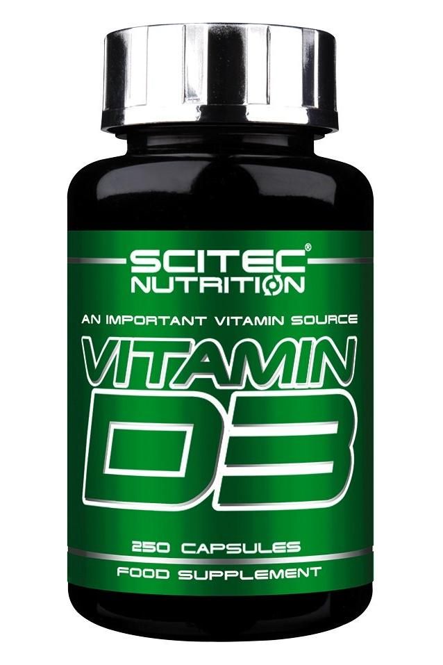 Scitec Nutrition - Vitamin D3, 500 IU - 250 caps - Nutri.se