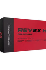 SciTec Revex HC food supplement box with 320 mega capsules for energy and focus support.