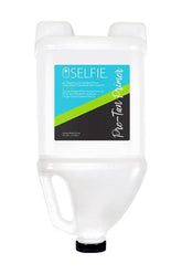Selfie Pre-Tan Primer 1 gal bottle for long-lasting sunless tan preparation, antioxidant-rich formula and easy spray application.
