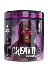 Skull Labs Creatine 300g container featuring a skull design, promotes muscle growth and recovery.
