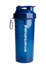 SmartShake Shaker Lite Series in blue, featuring a durable design and carabiner for easy carrying.