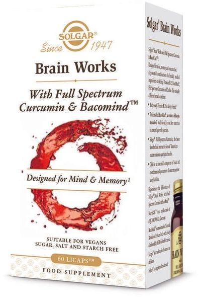 Solgar - Brain Works - 60 licaps - Nutri.se