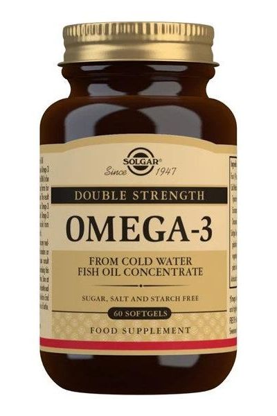 Solgar - Double Strength Omega-3 - 60 softgels - Nutri.se