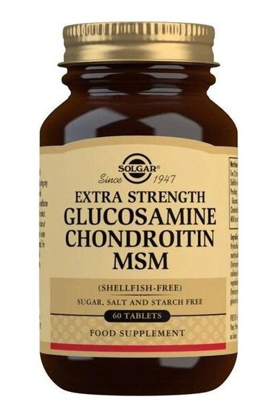 Solgar - Extra Strength Glucosamine Chondroitin MSM - 60 tablets - Nutri.se