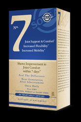 Solgar No. 7 dietary supplement box for joint support and flexibility, containing 60 vegetable capsules.