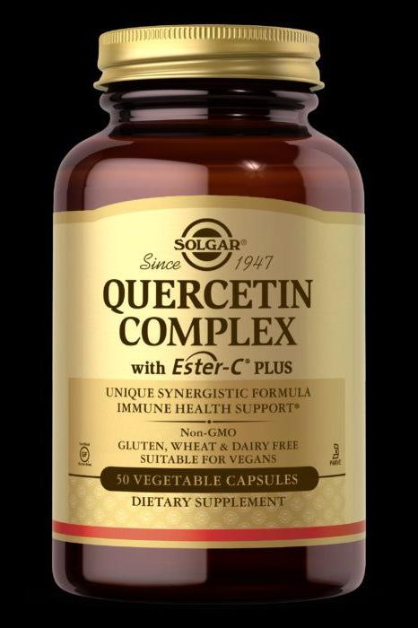 Solgar Quercetin Complex with Ester-C, 50 vegetable capsules, antioxidant support for immune health