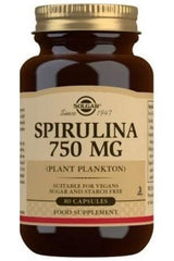 Solgar - Spirulina, 750mg - 80 vcaps - Nutri.se