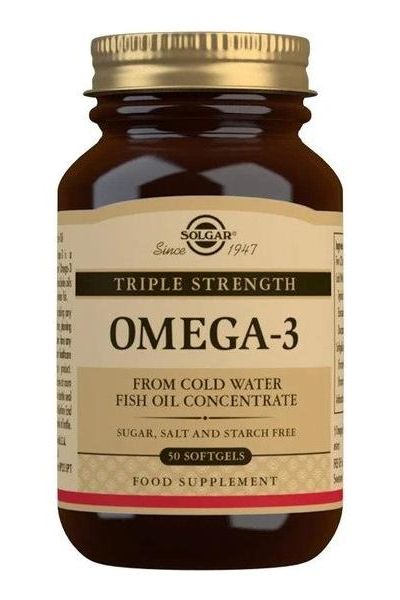 Solgar - Triple Strength Omega-3 - 50 sofgels - Nutri.se