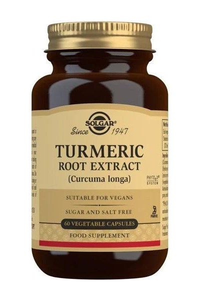 Solgar - Turmeric Root Extract - 60 vcaps - Nutri.se