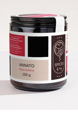 Spices by Yango Annatto spice jar, 150 g - perfect for enhancing dishes with a sweet and mildly peppery flavor.