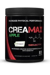 CreaMAX apple flavored creatine supplement for increased physical performance and recovery.