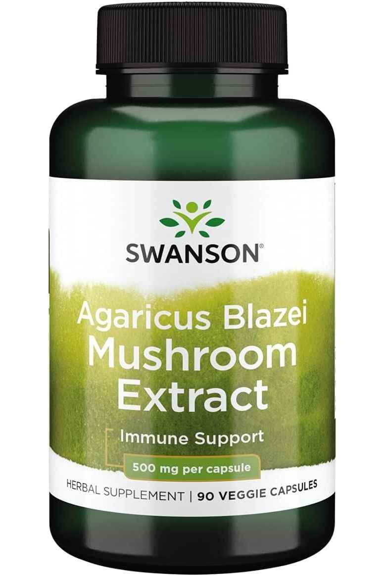 Swanson - Agaricus Blazei Mushroom Extract, 500mg - 90 vcaps