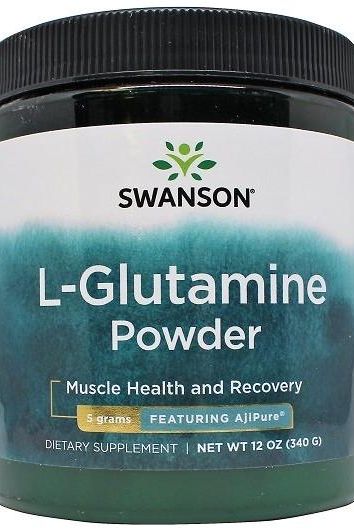 Swanson - AjiPure L-Glutamine Powder - 340 grams - Nutri.se