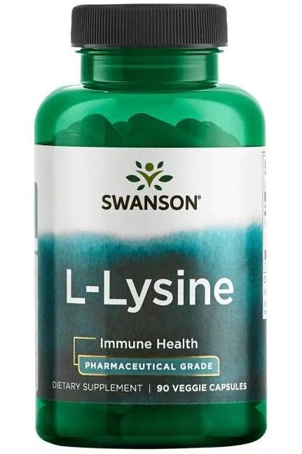 Swanson - AjiPure L-Lysine, 500mg - 90 vcaps - Nutri.se