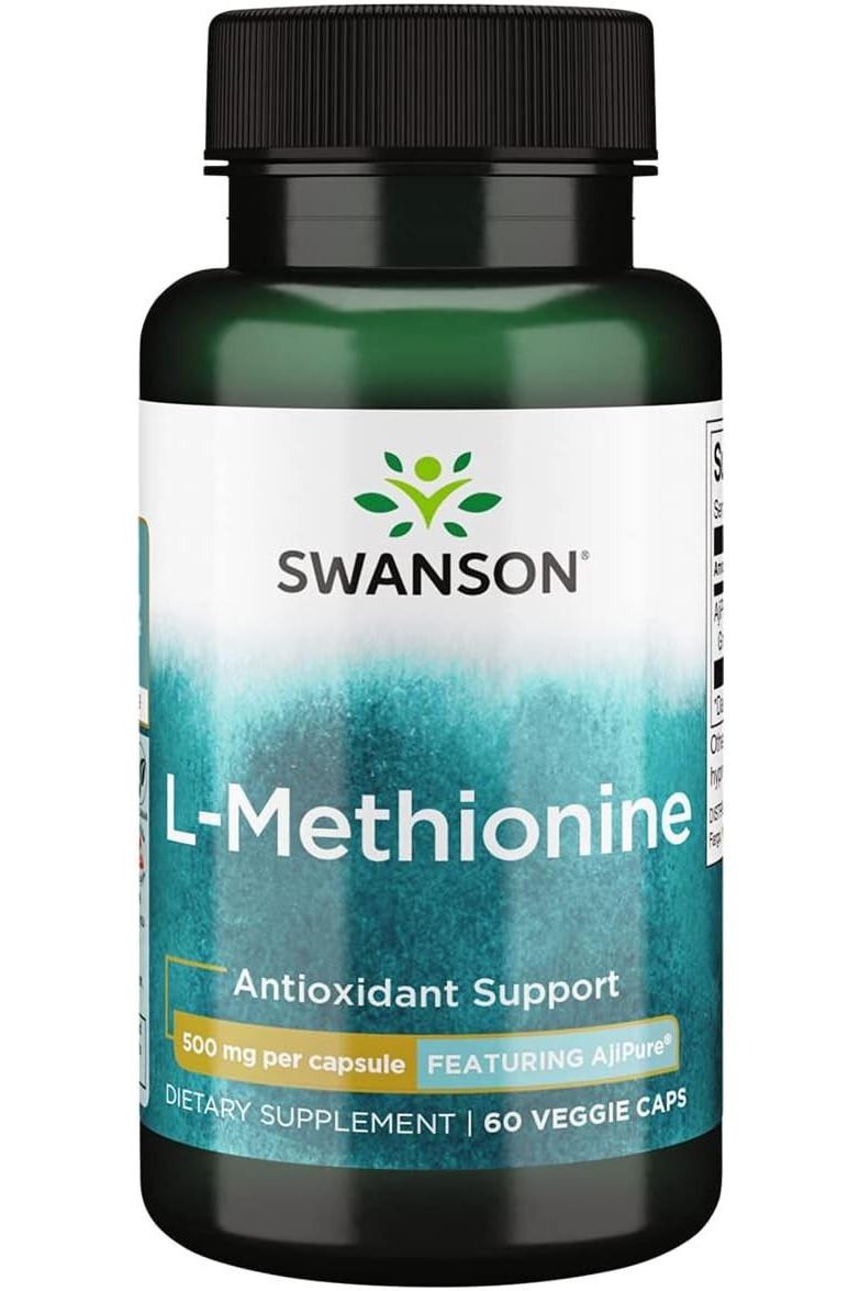 Swanson - AjiPure L-Methionine, 500mg - 60 vcaps - Nutri.se
