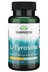 Swanson - AjiPure L-Tyrosine, 500mg - 60 vcaps - Nutri.se