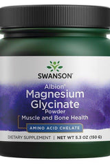 Swanson - Albion Chelated Magnesium Glycinate Powder - 150 grams - Nutri.se