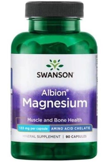 Swanson - Albion Magnesium, 133mg - 90 caps - Nutri.se