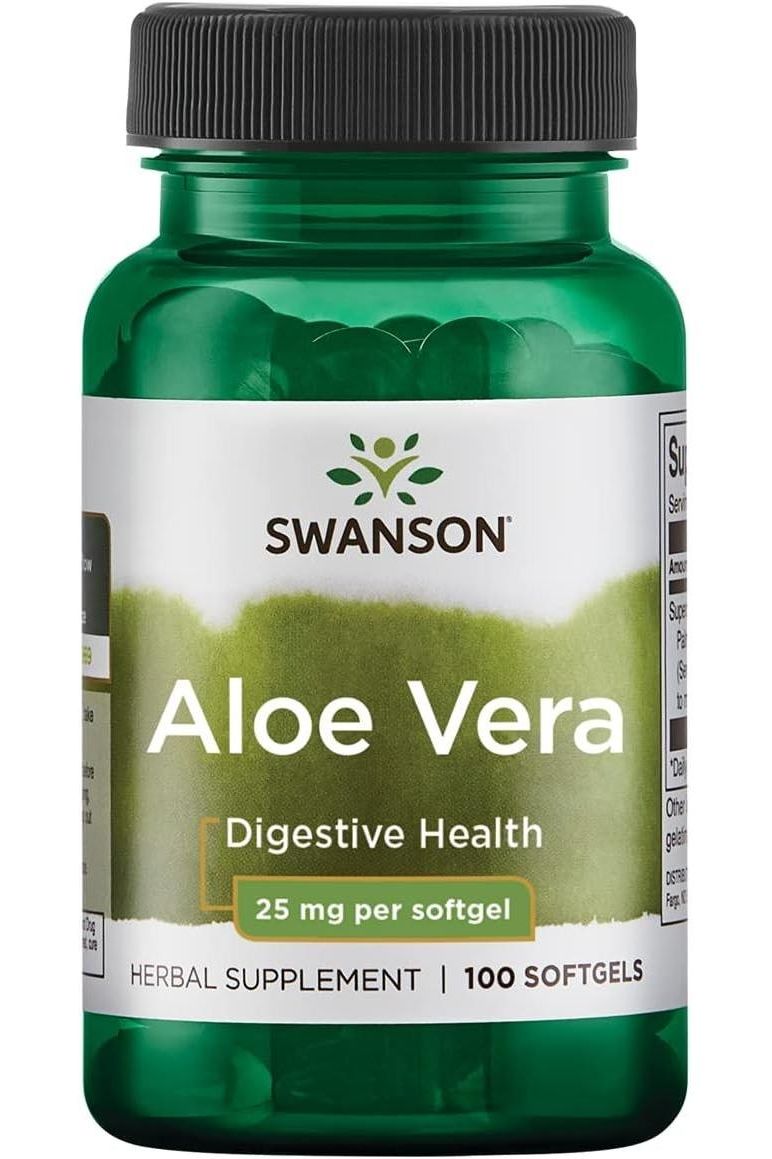 Swanson - Aloe Vera, 25mg - 100 softgels - Nutri.se